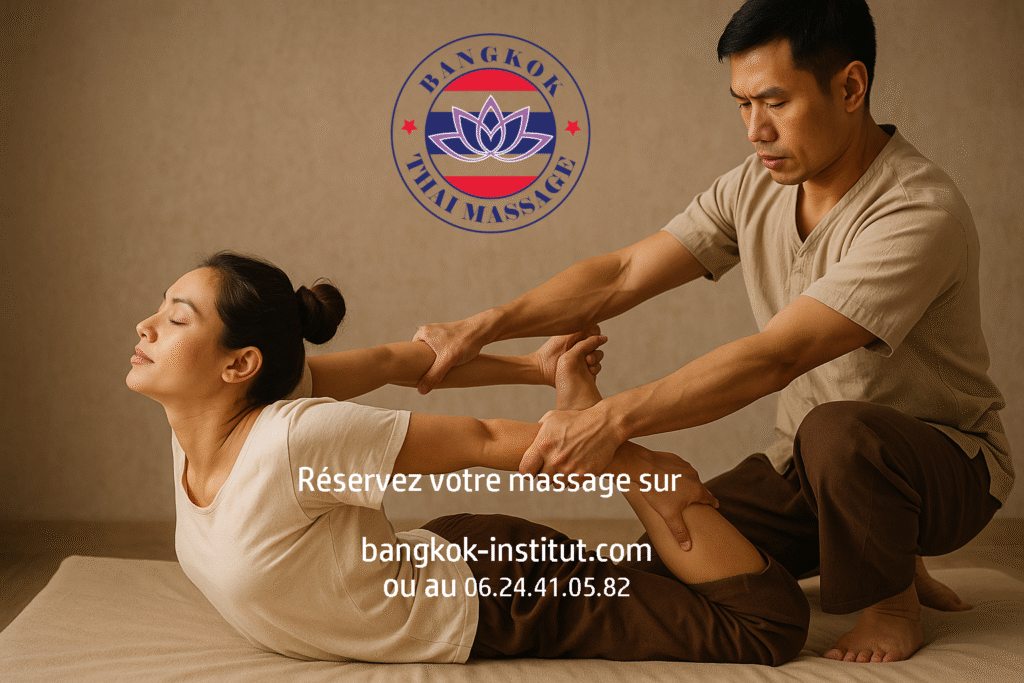 étirements massage thaï