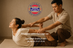 étirements massage thaï